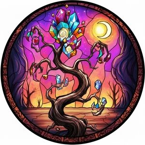 Original Vibrant Tree of Life Art Print